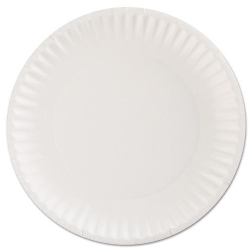 AJM Packaging Corporation wholesale. Paper Plates, 9" Diameter, White, 100-pack. HSD Wholesale: Janitorial Supplies, Breakroom Supplies, Office Supplies.