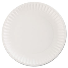 Load image into Gallery viewer, AJM Packaging Corporation wholesale. Paper Plates, 9&quot; Diameter, White, 100-pack, 12 Packs-carton. HSD Wholesale: Janitorial Supplies, Breakroom Supplies, Office Supplies.