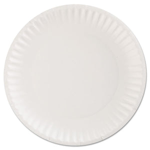 AJM Packaging Corporation wholesale. Paper Plates, 9" Diameter, White, 100-pack, 12 Packs-carton. HSD Wholesale: Janitorial Supplies, Breakroom Supplies, Office Supplies.