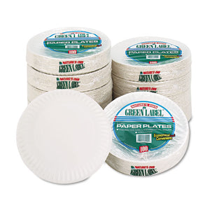 AJM Packaging Corporation wholesale. White Paper Plates, 9" Diameter, 100-bag. HSD Wholesale: Janitorial Supplies, Breakroom Supplies, Office Supplies.