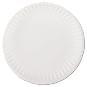 AJM Packaging Corporation wholesale. White Paper Plates, 9" Diameter, 100-bag. HSD Wholesale: Janitorial Supplies, Breakroom Supplies, Office Supplies.