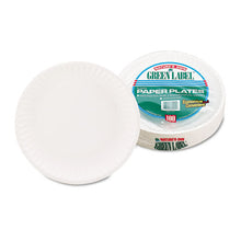 Load image into Gallery viewer, AJM Packaging Corporation wholesale. White Paper Plates, 9&quot; Diameter, 100-bag. HSD Wholesale: Janitorial Supplies, Breakroom Supplies, Office Supplies.