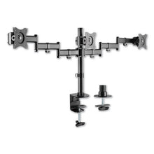 Load image into Gallery viewer, Alera® wholesale. Adaptivergo Pole-mount Triple Arm For 27&quot; Monitors, 360 Deg Rotation, +45--45 Deg Tilt, 45 Deg Pan, Black, Supports 17.6 Lb. HSD Wholesale: Janitorial Supplies, Breakroom Supplies, Office Supplies.