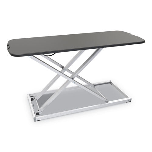 Alera® wholesale. Adaptivergo Laptop Lifting Workstation, 31.25" X 12.63" X 1.38" To 16", Black-silver. HSD Wholesale: Janitorial Supplies, Breakroom Supplies, Office Supplies.