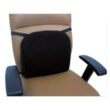 Load image into Gallery viewer, Alera® wholesale. Cooling Gel Memory Foam Backrest, 14.13 X 14.13 X 2.75, Black. HSD Wholesale: Janitorial Supplies, Breakroom Supplies, Office Supplies.