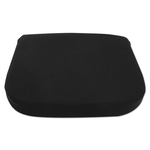 Alera® wholesale. Cooling Gel Memory Foam Seat Cushion, 16.5 X 15.75 X 2.75, Black. HSD Wholesale: Janitorial Supplies, Breakroom Supplies, Office Supplies.