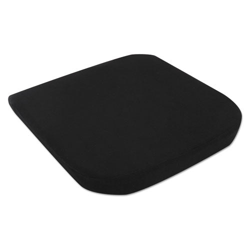 Alera® wholesale. Cooling Gel Memory Foam Seat Cushion, 16.5 X 15.75 X 2.75, Black. HSD Wholesale: Janitorial Supplies, Breakroom Supplies, Office Supplies.