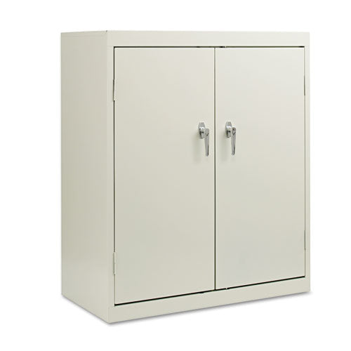 Alera® wholesale. Assembled 42" High Storage Cabinet, W-adjustable Shelves, 36w X 18d, Light Gray. HSD Wholesale: Janitorial Supplies, Breakroom Supplies, Office Supplies.