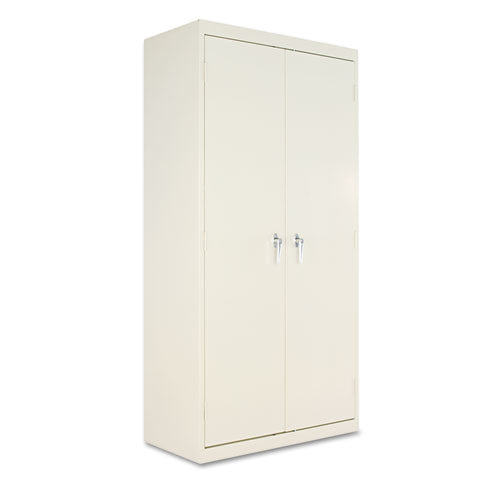 Alera® wholesale. Assembled 72" High Storage Cabinet, W-adjustable Shelves, 36w X 18d, Putty. HSD Wholesale: Janitorial Supplies, Breakroom Supplies, Office Supplies.