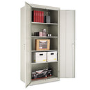 Alera® wholesale. Assembled 78" High Storage Cabinet, W-adjustable Shelves, 36w X 24d, Light Gray. HSD Wholesale: Janitorial Supplies, Breakroom Supplies, Office Supplies.
