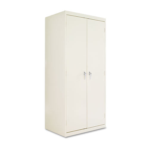 Alera® wholesale. Assembled 78" High Storage Cabinet, W-adjustable Shelves, 36w X 24d, Putty. HSD Wholesale: Janitorial Supplies, Breakroom Supplies, Office Supplies.
