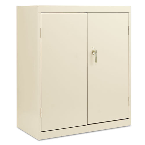 Alera® wholesale. Economy Assembled Storage Cabinet, 36w X 18d X 42h, Putty. HSD Wholesale: Janitorial Supplies, Breakroom Supplies, Office Supplies.