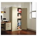 Alera® wholesale. Economy Assembled Storage Cabinet, 36w X 18d X 72h, Putty. HSD Wholesale: Janitorial Supplies, Breakroom Supplies, Office Supplies.