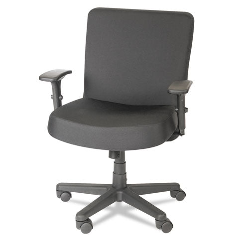 Alera® wholesale. Alera Xl Series Big And Tall Mid-back Task Chair, Supports Up To 500 Lbs., Black Seat-black Back, Black Base. HSD Wholesale: Janitorial Supplies, Breakroom Supplies, Office Supplies.