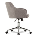 Alera® wholesale. Alera Captain Series Mid-back Chair, Supports Up To 275 Lbs, Gray Tweed Seat-gray Tweed Back, Chrome Base. HSD Wholesale: Janitorial Supplies, Breakroom Supplies, Office Supplies.
