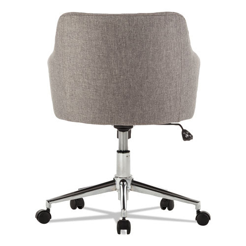 Alera® wholesale. Alera Captain Series Mid-back Chair, Supports Up To 275 Lbs, Gray Tweed Seat-gray Tweed Back, Chrome Base. HSD Wholesale: Janitorial Supplies, Breakroom Supplies, Office Supplies.