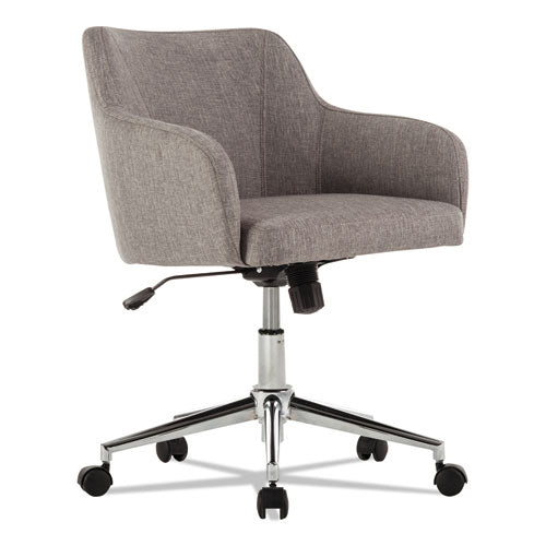 Alera® wholesale. Alera Captain Series Mid-back Chair, Supports Up To 275 Lbs, Gray Tweed Seat-gray Tweed Back, Chrome Base. HSD Wholesale: Janitorial Supplies, Breakroom Supplies, Office Supplies.