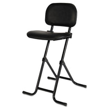 Load image into Gallery viewer, Alera® wholesale. Alera Il Series Height-adjustable Folding Stool, 27.5&quot; Seat Height, Supports Up To 300 Lbs., Black Seat-back, Black Base. HSD Wholesale: Janitorial Supplies, Breakroom Supplies, Office Supplies.