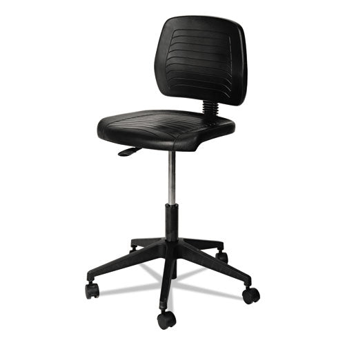 Alera® wholesale. Alera Wl Series Workbench Stool, 25" Seat Height, Supports Up To 250 Lbs., Black Seat-black Back, Black Base. HSD Wholesale: Janitorial Supplies, Breakroom Supplies, Office Supplies.