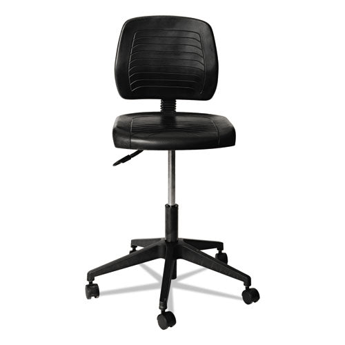 Alera® wholesale. Alera Wl Series Workbench Stool, 25" Seat Height, Supports Up To 250 Lbs., Black Seat-black Back, Black Base. HSD Wholesale: Janitorial Supplies, Breakroom Supplies, Office Supplies.