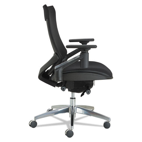 Alera® wholesale. Alera Eb-w Series Pivot Arm Multifunction Mesh Chair, Supports Up To 275 Lbs, Black Seat-black Back, Aluminum Base. HSD Wholesale: Janitorial Supplies, Breakroom Supplies, Office Supplies.