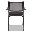 Alera® wholesale. Alera Eikon Series Stacking Mesh Guest Chair, Black Seat-black Back, Black Base, 2-carton. HSD Wholesale: Janitorial Supplies, Breakroom Supplies, Office Supplies.