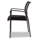 Alera® wholesale. Alera Eikon Series Stacking Mesh Guest Chair, Black Seat-black Back, Black Base, 2-carton. HSD Wholesale: Janitorial Supplies, Breakroom Supplies, Office Supplies.