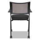 Alera® wholesale. Alera Eikon Series Stacking Mesh Guest Chair, Black Seat-black Back, Black Base, 2-carton. HSD Wholesale: Janitorial Supplies, Breakroom Supplies, Office Supplies.