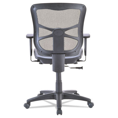 Alera Elusion Series Mesh Mid-back Swivel-tilt Chair, Supports Up To 275 Lb, 17.9" To 21.6" Seat Height, Black