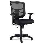 Alera® wholesale. Alera Elusion Series Mesh Mid-back Swivel-tilt Chair, Supports Up To 275 Lbs, Black Seat-black Back, Black Base. HSD Wholesale: Janitorial Supplies, Breakroom Supplies, Office Supplies.