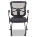 Alera® wholesale. Alera Elusion Mesh Nesting Chairs, Padded Arms, Black Seat-black Back, Black Base, 2-carton. HSD Wholesale: Janitorial Supplies, Breakroom Supplies, Office Supplies.