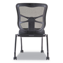 Load image into Gallery viewer, Alera® wholesale. Alera Elusion Mesh Nesting Chairs, Black Seat-black Back, Black Base, 2-carton. HSD Wholesale: Janitorial Supplies, Breakroom Supplies, Office Supplies.