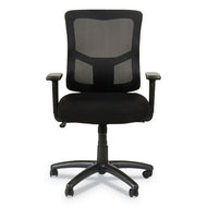Alera® wholesale. Alera Elusion Ii Series Mesh Mid-back Swivel-tilt Chair With Adjustable Arms, Up To 275 Lbs, Black Seat-back, Black Base. HSD Wholesale: Janitorial Supplies, Breakroom Supplies, Office Supplies.