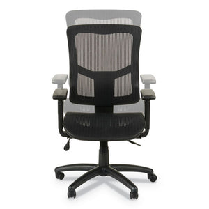 Alera® wholesale. Alera Elusion Ii Series Suspension Mesh Mid-back Synchro With Seat Slide Chair, Up To 275 Lbs, Black Seat-back, Black Base. HSD Wholesale: Janitorial Supplies, Breakroom Supplies, Office Supplies.