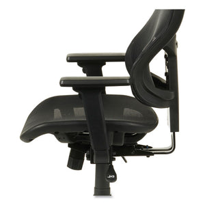 Alera® wholesale. Alera Elusion Ii Series Suspension Mesh Mid-back Synchro With Seat Slide Chair, Up To 275 Lbs, Black Seat-back, Black Base. HSD Wholesale: Janitorial Supplies, Breakroom Supplies, Office Supplies.