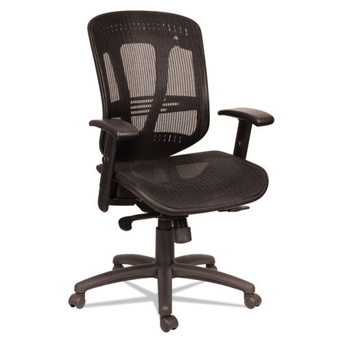 Alera® wholesale. Alera Eon Series Multifunction Mid-back Suspension Mesh Chair, Supports Up To 275 Lbs, Black Seat-black Back, Black Base. HSD Wholesale: Janitorial Supplies, Breakroom Supplies, Office Supplies.