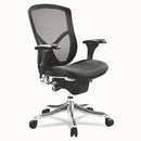 Alera® wholesale. Alera Eq Series Ergonomic Multifunction Mid-back Mesh Chair, Supports Up To 250 Lbs., Black Seat-black Back, Aluminum Base. HSD Wholesale: Janitorial Supplies, Breakroom Supplies, Office Supplies.