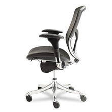 Load image into Gallery viewer, Alera® wholesale. Alera Eq Series Ergonomic Multifunction Mid-back Mesh Chair, Supports Up To 250 Lbs., Black Seat-black Back, Aluminum Base. HSD Wholesale: Janitorial Supplies, Breakroom Supplies, Office Supplies.