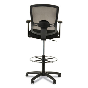Alera® wholesale. Alera Etros Series Mesh Stool, 36.13" Seat Height, Supports Up To 275 Lbs, Black Seat-black Back, Black Base. HSD Wholesale: Janitorial Supplies, Breakroom Supplies, Office Supplies.