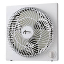 Alera® wholesale. 9" 3-speed Desktop Box Fan, Plastic, White. HSD Wholesale: Janitorial Supplies, Breakroom Supplies, Office Supplies.