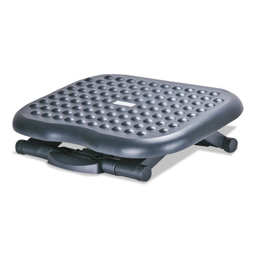 Alera® wholesale. Relaxing Adjustable Footrest, 13.75w X 17.75d X 4.5 To 6.75h, Black. HSD Wholesale: Janitorial Supplies, Breakroom Supplies, Office Supplies.