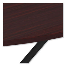Load image into Gallery viewer, Alera® wholesale. Round Wood Folding Table, 59 Dia X 29 1-8h, Mahogany. HSD Wholesale: Janitorial Supplies, Breakroom Supplies, Office Supplies.