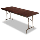 Alera® wholesale. Wood Folding Table, Rectangular, 71 7-8w X 29 7-8d X 29 1-8h, Mahogany. HSD Wholesale: Janitorial Supplies, Breakroom Supplies, Office Supplies.