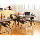 Alera® wholesale. Wood Folding Table, Rectangular, 71 7-8w X 29 7-8d X 29 1-8h, Mahogany. HSD Wholesale: Janitorial Supplies, Breakroom Supplies, Office Supplies.
