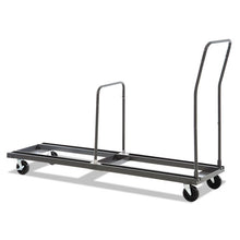 Load image into Gallery viewer, Alera® wholesale. Chair And Table Cart, 20.86w X 50.78 To 72.04d, Black. HSD Wholesale: Janitorial Supplies, Breakroom Supplies, Office Supplies.