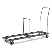 Load image into Gallery viewer, Alera® wholesale. Chair And Table Cart, 20.86w X 50.78 To 72.04d, Black. HSD Wholesale: Janitorial Supplies, Breakroom Supplies, Office Supplies.