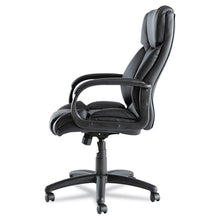 Load image into Gallery viewer, Alera® wholesale. Alera Fraze Executive High-back Swivel-tilt Bonded Leather Chair, Supports Up To 275 Lbs, Black Seat-black Back, Black Base. HSD Wholesale: Janitorial Supplies, Breakroom Supplies, Office Supplies.