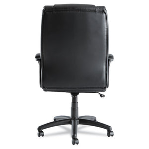 Alera® wholesale. Alera Fraze Executive High-back Swivel-tilt Bonded Leather Chair, Supports Up To 275 Lbs, Black Seat-black Back, Black Base. HSD Wholesale: Janitorial Supplies, Breakroom Supplies, Office Supplies.