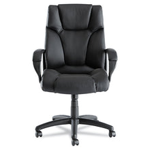 Load image into Gallery viewer, Alera® wholesale. Alera Fraze Executive High-back Swivel-tilt Bonded Leather Chair, Supports Up To 275 Lbs, Black Seat-black Back, Black Base. HSD Wholesale: Janitorial Supplies, Breakroom Supplies, Office Supplies.