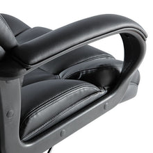 Load image into Gallery viewer, Alera® wholesale. Alera Fraze Executive High-back Swivel-tilt Bonded Leather Chair, Supports Up To 275 Lbs, Black Seat-black Back, Black Base. HSD Wholesale: Janitorial Supplies, Breakroom Supplies, Office Supplies.